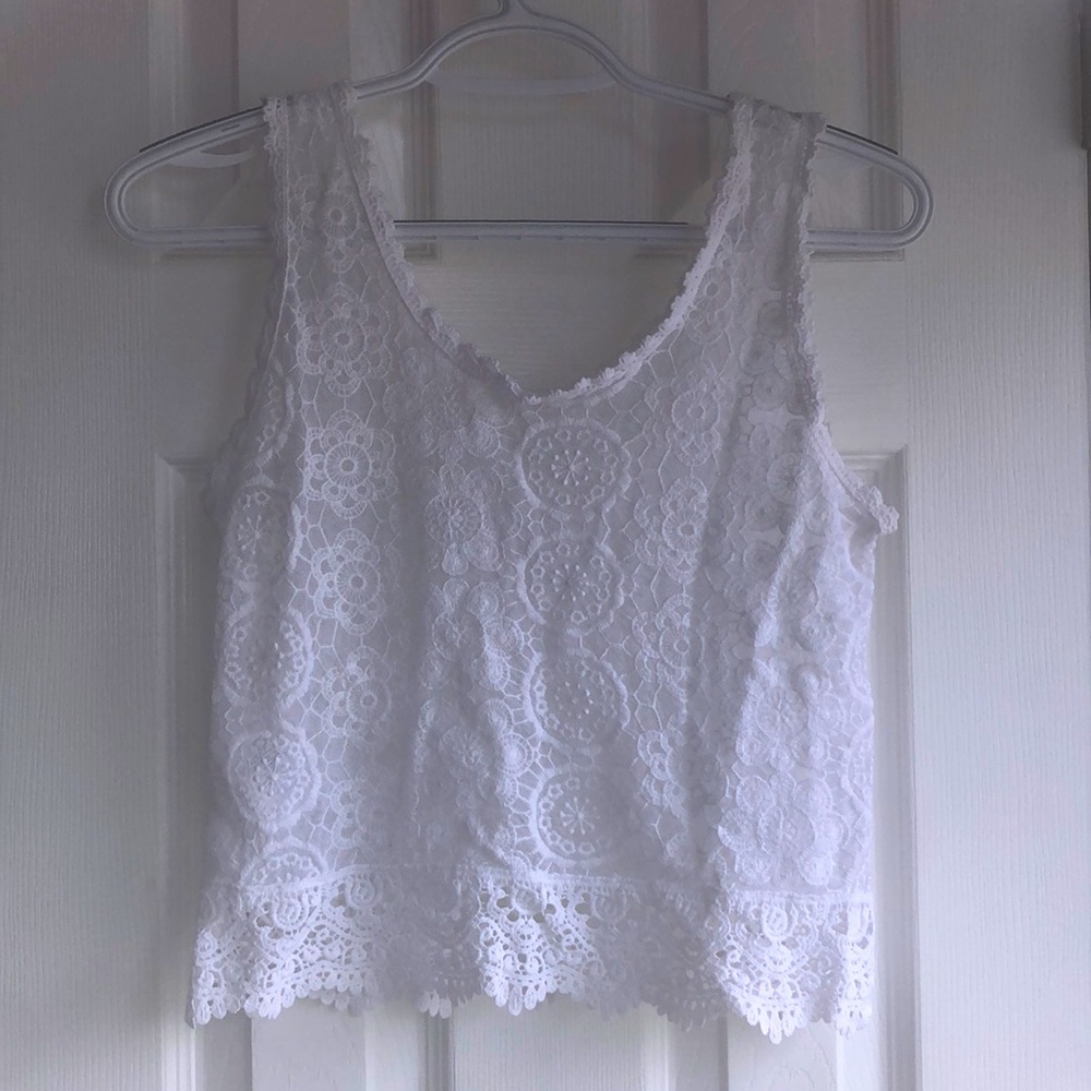 Lace tank top